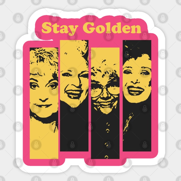 golden girls Sticker by Verge of Puberty